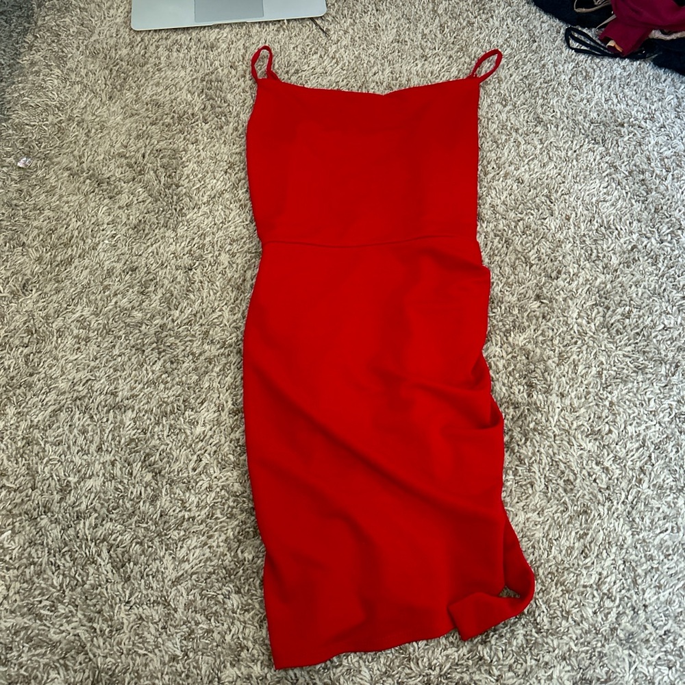 Red dress
